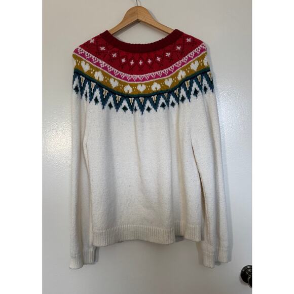 Marine Layer Archive Alpine Fair Isle Sweater in Rainbow Size XL - Picture 4 of 7